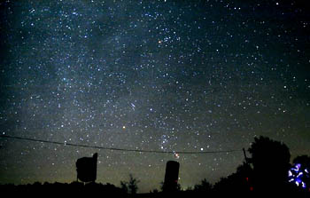 Blick zum Osthimmel auf dem 7.HTT