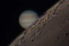 Jupiterbeckung im Intes Maksutov-Newton