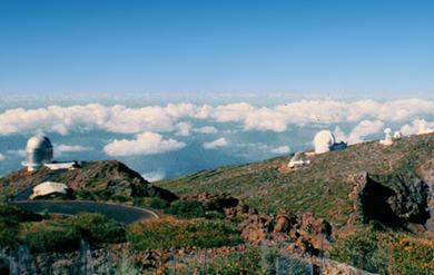Blick zum Observatorium